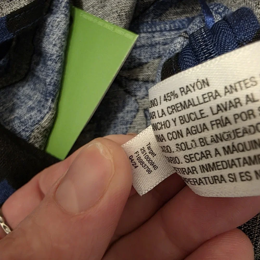 Blue Saks Fifth Avenue new tags